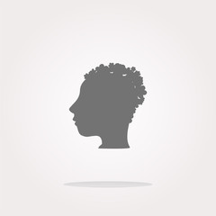 vector idea people head circle glossy wen icon. Web Icon Art. Graphic Icon Drawing