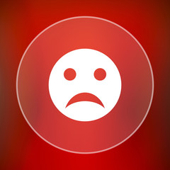 Sad smiley icon