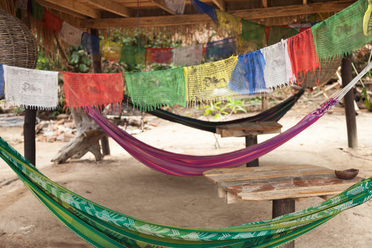 Hammocks and Prayer Flags