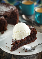 Chocolate fudge cake