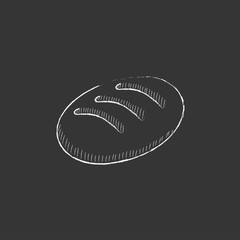 Loaf. Drawn in chalk icon.