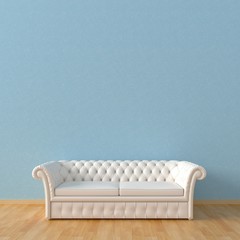 3D Illustration of a Sofa