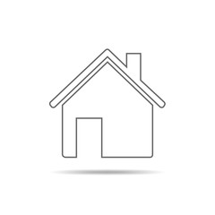 Home icon - vector illustration