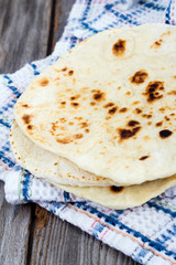 Homemade Naan Flatbread