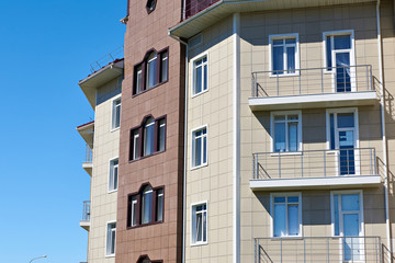 Obraz premium New contemporary apartment flats