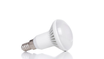 LED light bulb isolated on white