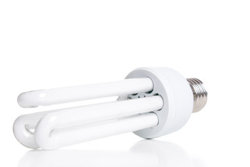 LED light bulb isolated on white