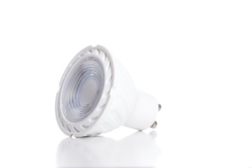 LED light bulb isolated on white