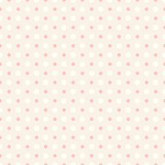 Dot seamless pattern. Dot pattern background. Retro style. Pastel color. 