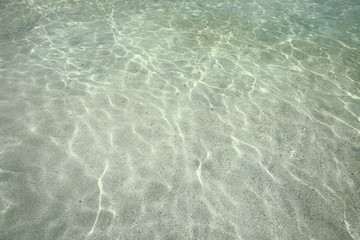 透き通る海面
