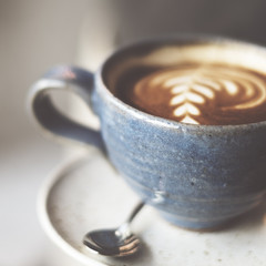 Coffee Cup Cappoccino Restaurant Coffee Shop Concept