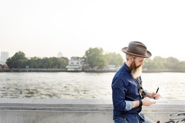 Obraz premium Writer Journalism Imagination Novelist Message Concept