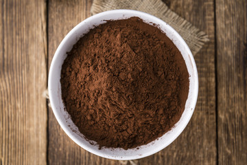 Portion of Cocoa powder