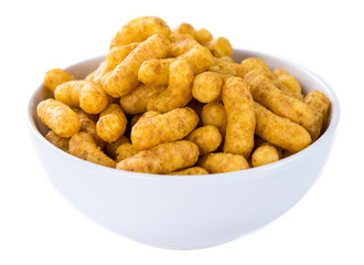 Peanut Puffs (isolated on white)