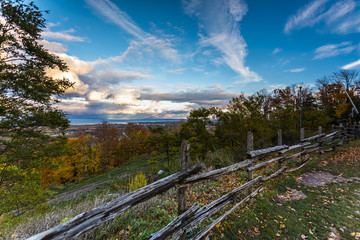 Scenic Mountain View at Sunset