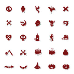 Halloween icon set 