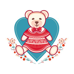 Cute kittens. Boy and girl. 