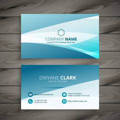 wave business card