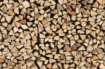Brennholzstapel