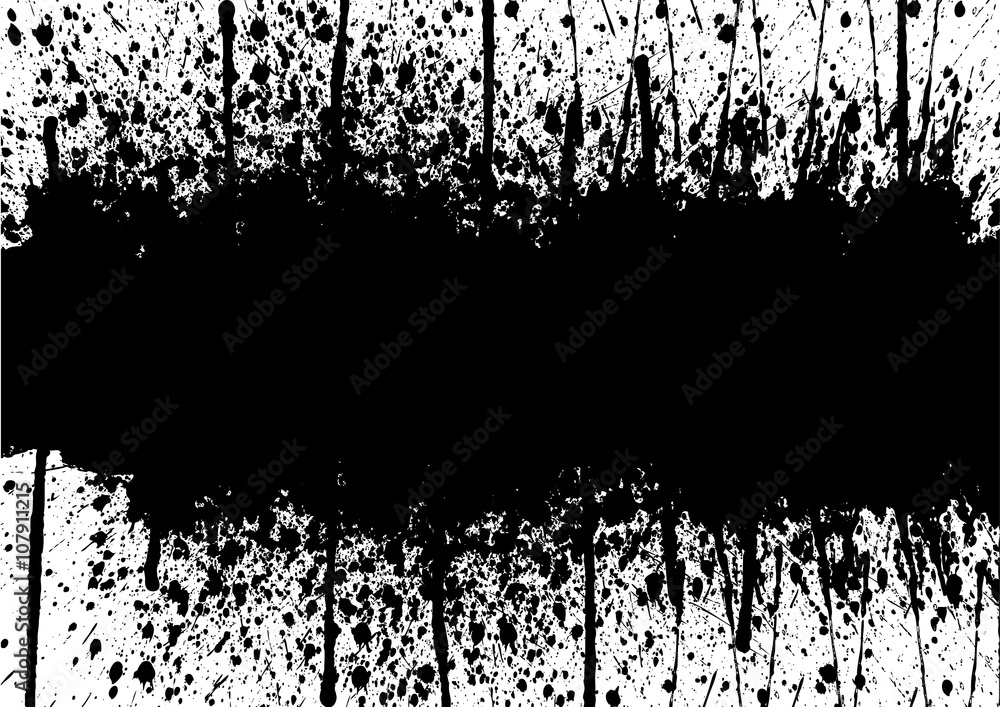 Poster vector splatter background element with a space background