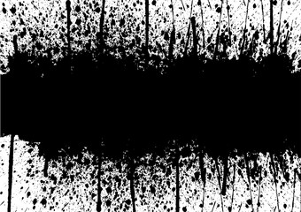 vector splatter background element with a space background