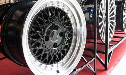 automobile alloy wheels.