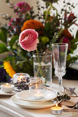 Dining table setting