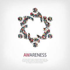 awareness people  symbol