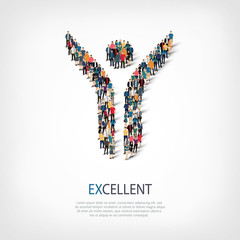 excellent people crowd