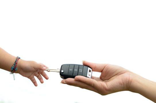 Giving car key