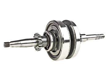 Crankshaft isolated on white background