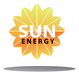 solar energy environmental icons