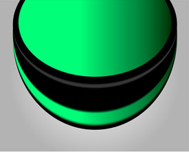 Abstract Green background with wave - brochure design or flyer
