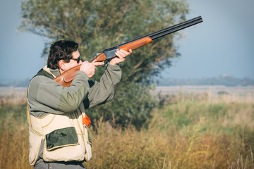 Hunter hunting