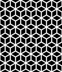 Vector modern seamless sacred geometry pattern, black and white abstract geometric background, subtle pillow print, monochrome retro texture, hipster fashion design