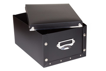 Schwarzer Aufbewahrungsbox