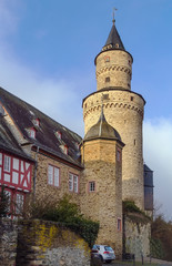 Fototapeta na wymiar The Hexenturm (Witches' Tower), Idstein, Germany