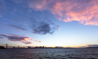 Fototapeta na wymiar skyline of San Francisco