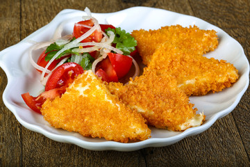 Fried cheese