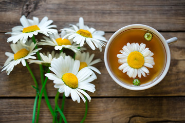 delicious tea of chamomile