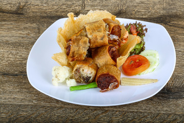 Fried spring rolls