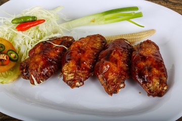 Teriyaki chicken wings