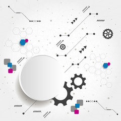 Obraz premium New technology business background