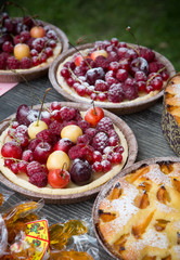 Fototapeta na wymiar Pies with berries