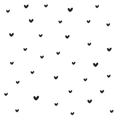 Seamless heart pattern