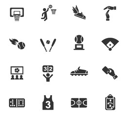 Obraz premium sport icon set