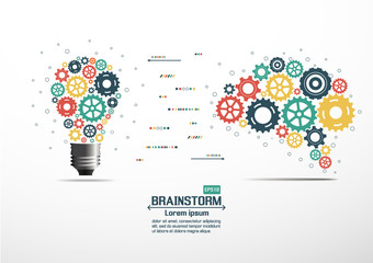 Creative brainstorm concept business idea