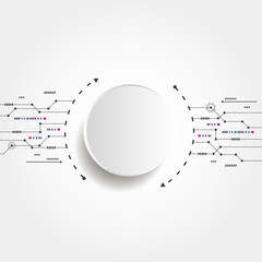 New technology business background