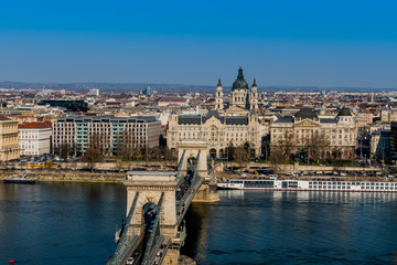 Ungarn, Budapest, Kettenbrücke