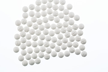 Weiße Tabletten